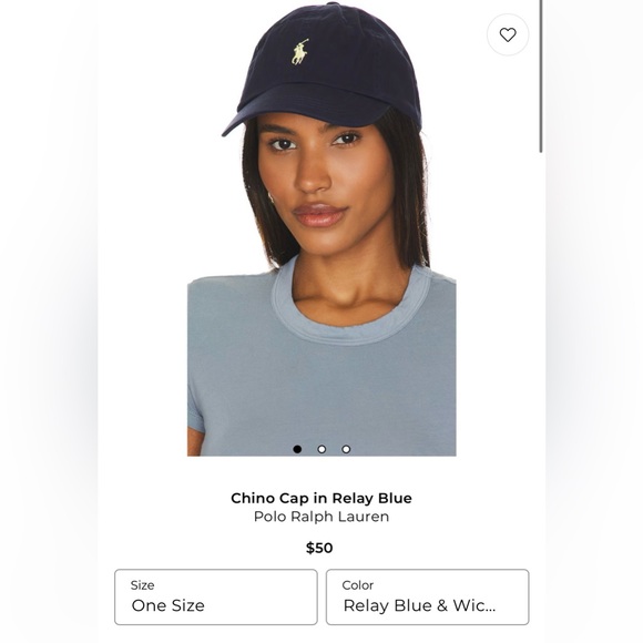 Chino Cap in Relay Blue - Picture 4 of 4